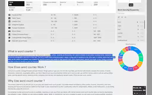 Word55 Word Counter  from Chrome web store to be run with OffiDocs Chromium online