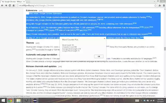 Word Counter Plus  from Chrome web store to be run with OffiDocs Chromium online