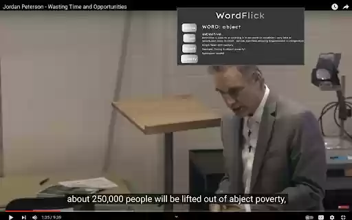 WordFlick  from Chrome web store to be run with OffiDocs Chromium online