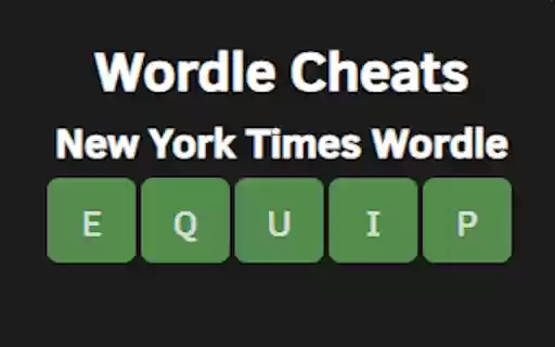 Wordle Cheats  from Chrome web store to be run with OffiDocs Chromium online