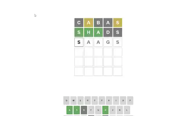 Wordle Suggest  from Chrome web store to be run with OffiDocs Chromium online
