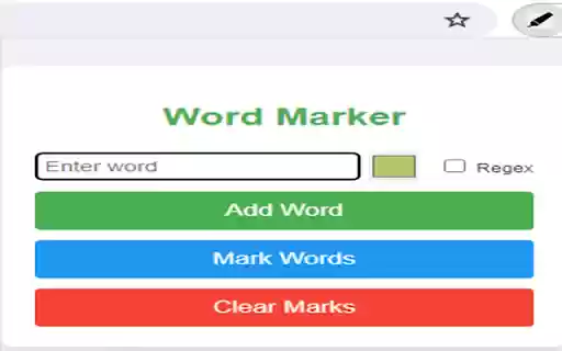 Word Marker  from Chrome web store to be run with OffiDocs Chromium online