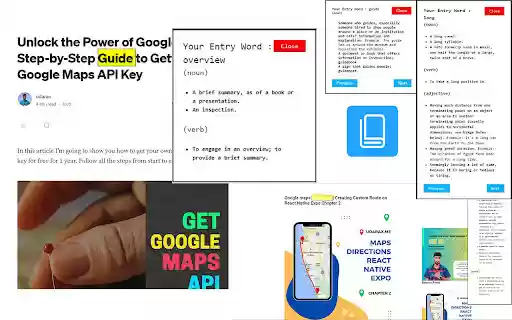 WordMaster English to English Dictionary  from Chrome web store to be run with OffiDocs Chromium online