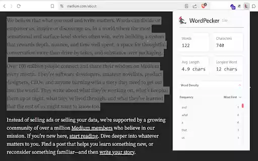 WordPecker Lite  from Chrome web store to be run with OffiDocs Chromium online