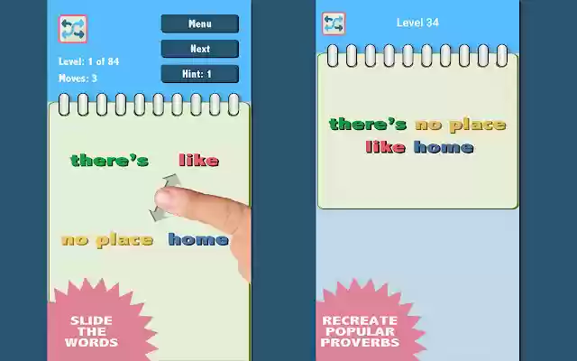 Word Shuffle  from Chrome web store to be run with OffiDocs Chromium online