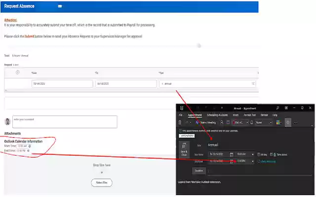 Workday and Outlook Sync from Chrome web store to be run with OffiDocs Chromium online Workday and Outlook Sync from Chrome web store to be run with OffiDocs Chromium online