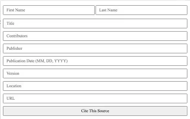 Works Cited  from Chrome web store to be run with OffiDocs Chromium online