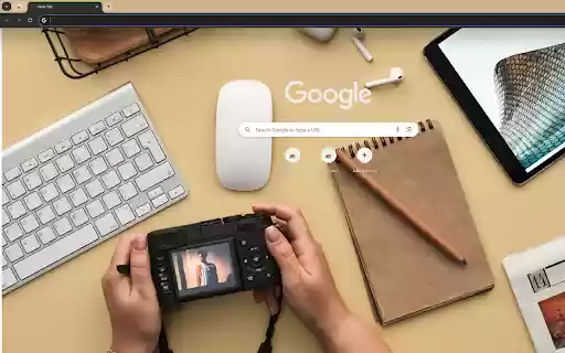 workspace with meticulously arranged machinery  from Chrome web store to be run with OffiDocs Chromium online