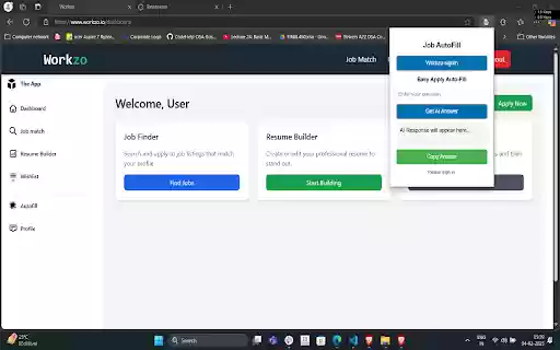 Workzo Autofill  from Chrome web store to be run with OffiDocs Chromium online
