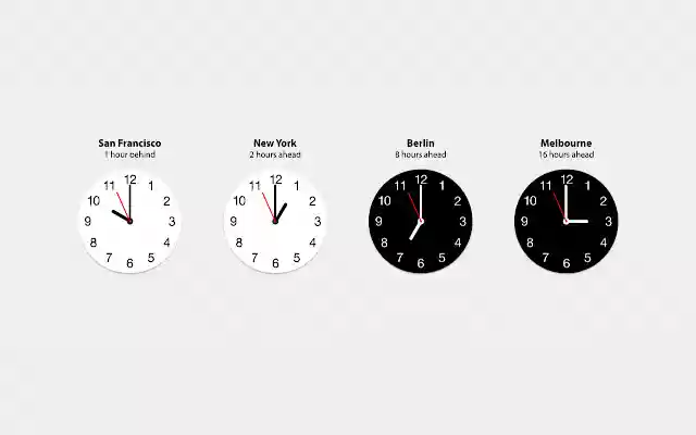 Chrome 网上商店的世界时钟将与 OffiDocs Chromium 在线一起运行