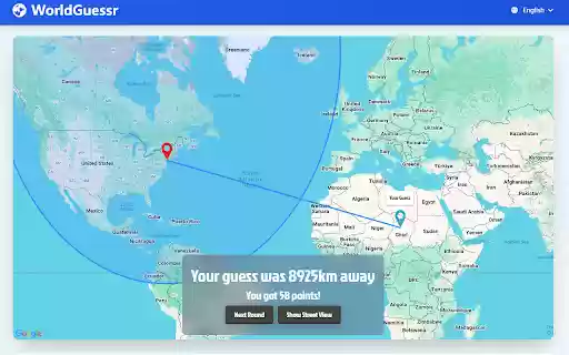 WorldGuessr: Free GeoGuessr Game  from Chrome web store to be run with OffiDocs Chromium online