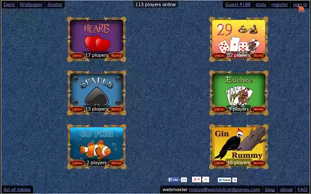 World of Card Games  from Chrome web store to be run with OffiDocs Chromium online
