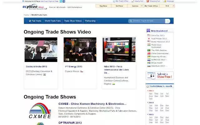 World Trade Fairs,Tradeshow,event,conference  from Chrome web store to be run with OffiDocs Chromium online