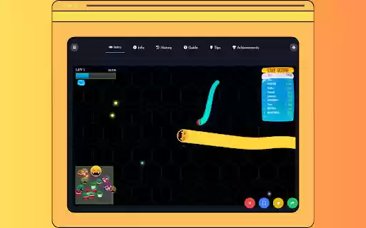 Wormate Unblocked Game  from Chrome web store to be run with OffiDocs Chromium online