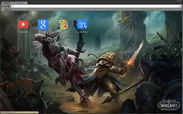 WoW Battle for Azeroth theme  from Chrome web store to be run with OffiDocs Chromium online