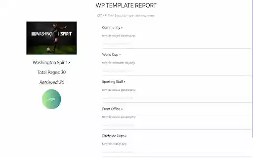 WP Template Report Generator  from Chrome web store to be run with OffiDocs Chromium online