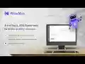 Writeme AI powered writing assistant  from Chrome web store to be run with OffiDocs Chromium online