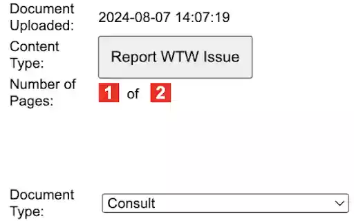 WTW Document Feedback  from Chrome web store to be run with OffiDocs Chromium online