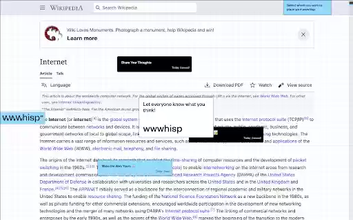 wwwhisp  from Chrome web store to be run with OffiDocs Chromium online