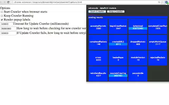 xdconsole  from Chrome web store to be run with OffiDocs Chromium online