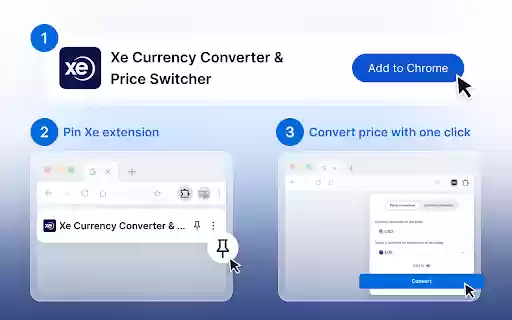 Xe Currency Converter  Price Switcher  from Chrome web store to be run with OffiDocs Chromium online
