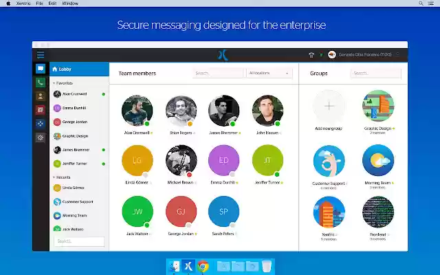 Xentric  from Chrome web store to be run with OffiDocs Chromium online