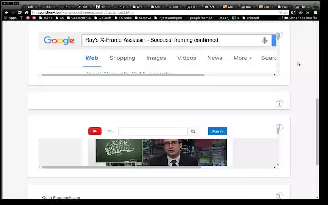 Xframe Assassin from Chrome web store to be run with OffiDocs Chromium online Xframe Assassin from Chrome web store to be run with OffiDocs Chromium online