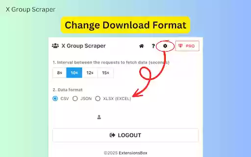 X Group Scraper Twitter Community Member Exporter  from Chrome web store to be run with OffiDocs Chromium online