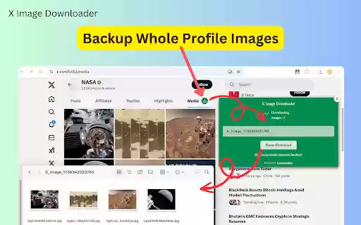 X Image Downloader Twitter Video Downloader  from Chrome web store to be run with OffiDocs Chromium online