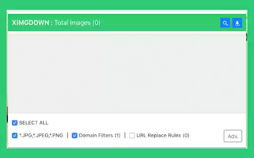 XIMGDOWN  from Chrome web store to be run with OffiDocs Chromium online