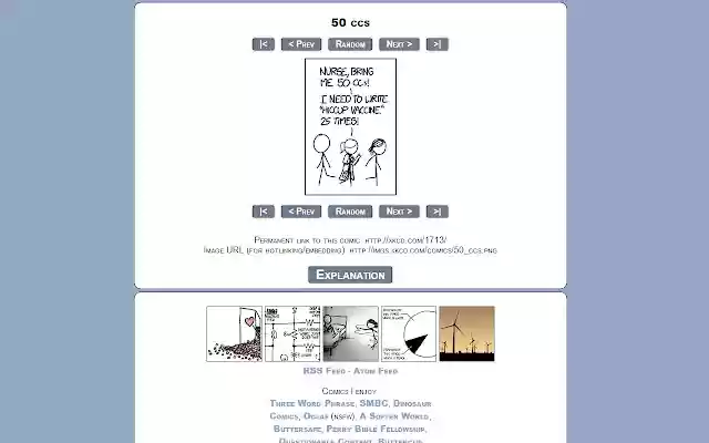 XKCD Explainer  from Chrome web store to be run with OffiDocs Chromium online