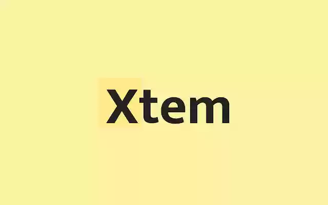 Xtem  from Chrome web store to be run with OffiDocs Chromium online