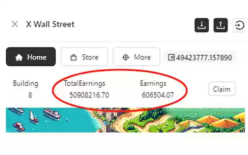 X Wall Street BETA  from Chrome web store to be run with OffiDocs Chromium online
