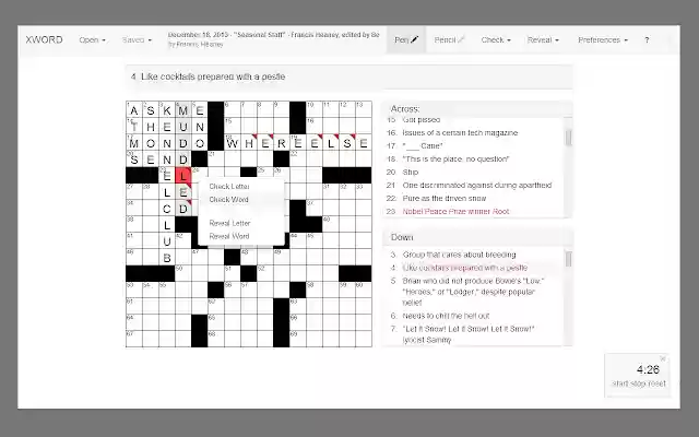 XWORD from Chrome web store to be run with OffiDocs Chromium online XWORD from Chrome web store to be run with OffiDocs Chromium online