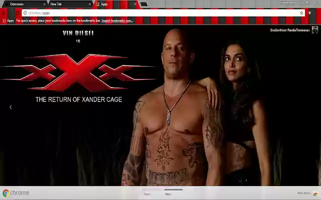 xXx Xander cage  from Chrome web store to be run with OffiDocs Chromium online