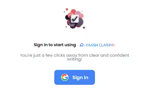 Yaash ClarifAI  from Chrome web store to be run with OffiDocs Chromium online