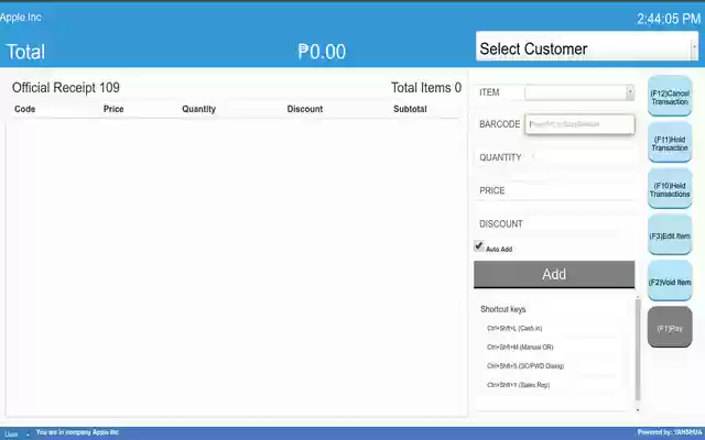 Yahshua POS System from Chrome web store to be run with OffiDocs Chromium online Yahshua POS System from Chrome web store to be run with OffiDocs Chromium online