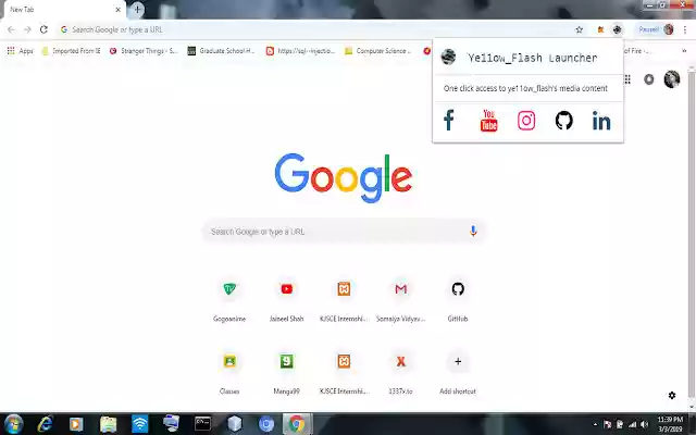 Ye11ow_Flash Launcher  from Chrome web store to be run with OffiDocs Chromium online
