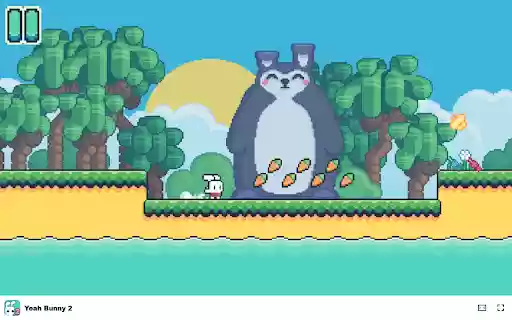 Yeah Bunny 2 Game Join the pixelated bunny in a colorful adventure!  from Chrome web store to be run with OffiDocs Chromium online