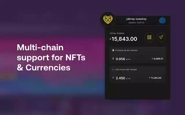 YellowHeart Wallet  from Chrome web store to be run with OffiDocs Chromium online