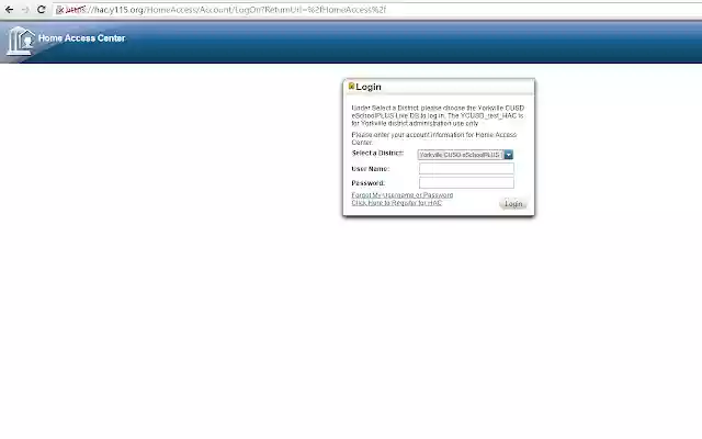 Yorkville 115 eSchool HAC  from Chrome web store to be run with OffiDocs Chromium online