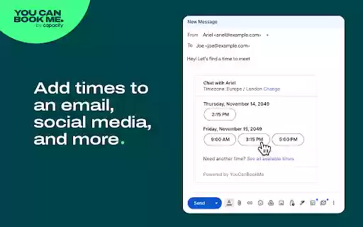YouCanBookMe Simplify your scheduling  from Chrome web store to be run with OffiDocs Chromium online