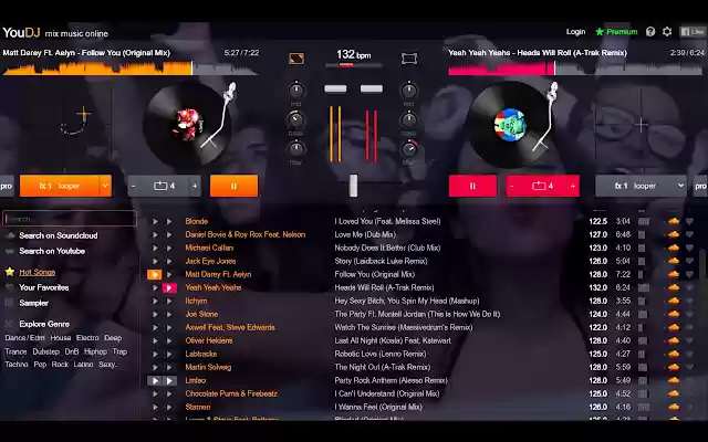 Chrome ウェブストアの Chrome から YouDJ Desktop を OffiDocs Chromium online で実行 Chrome ウェブストアの Chrome から YouDJ Desktop を OffiDocs Chromium online で実行