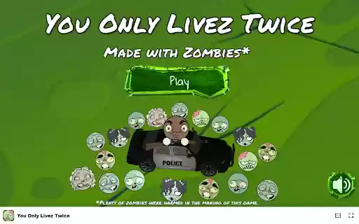 You Only Livez Twice Game Survive as a human or join the zombie horde! from Chrome web store to be run with OffiDocs Chromium online You Only Livez Twice Game Survive as a human or join the zombie horde! from Chrome web store to be run with OffiDocs Chromium online