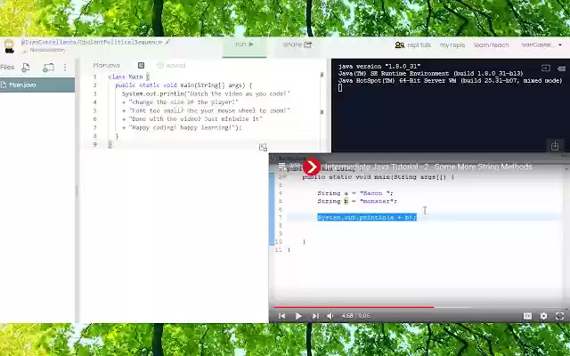 yourepl  from Chrome web store to be run with OffiDocs Chromium online