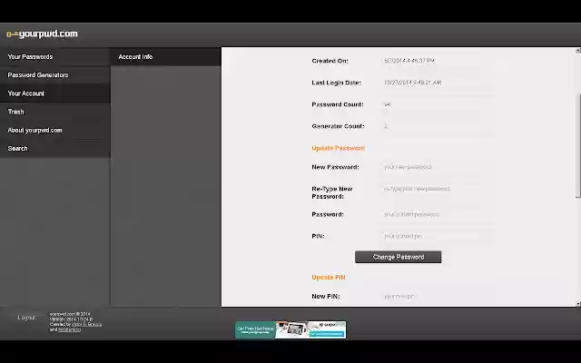 yourpwd.com from Chrome web store to be run with OffiDocs Chromium online yourpwd.com from Chrome web store to be run with OffiDocs Chromium online