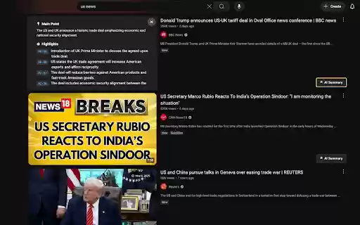 YouTube AI Summary (TLDR)  from Chrome web store to be run with OffiDocs Chromium online