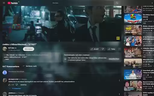 youtube beter ambient  from Chrome web store to be run with OffiDocs Chromium online