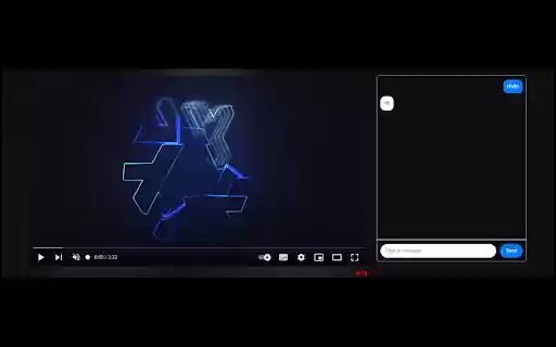 YoutubeChat  from Chrome web store to be run with OffiDocs Chromium online