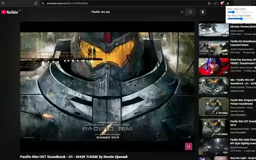 Youtube Chrome Extension  from Chrome web store to be run with OffiDocs Chromium online